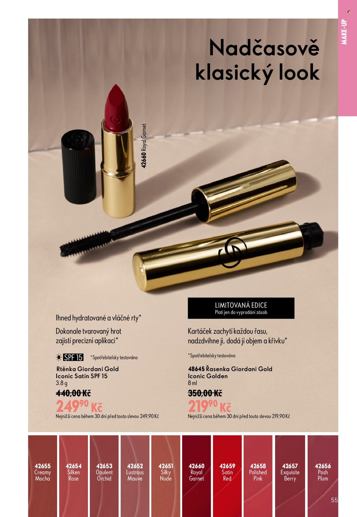 Leták ORIFLAME - 29.7.2026 - 18.8.2026. Strana 55
