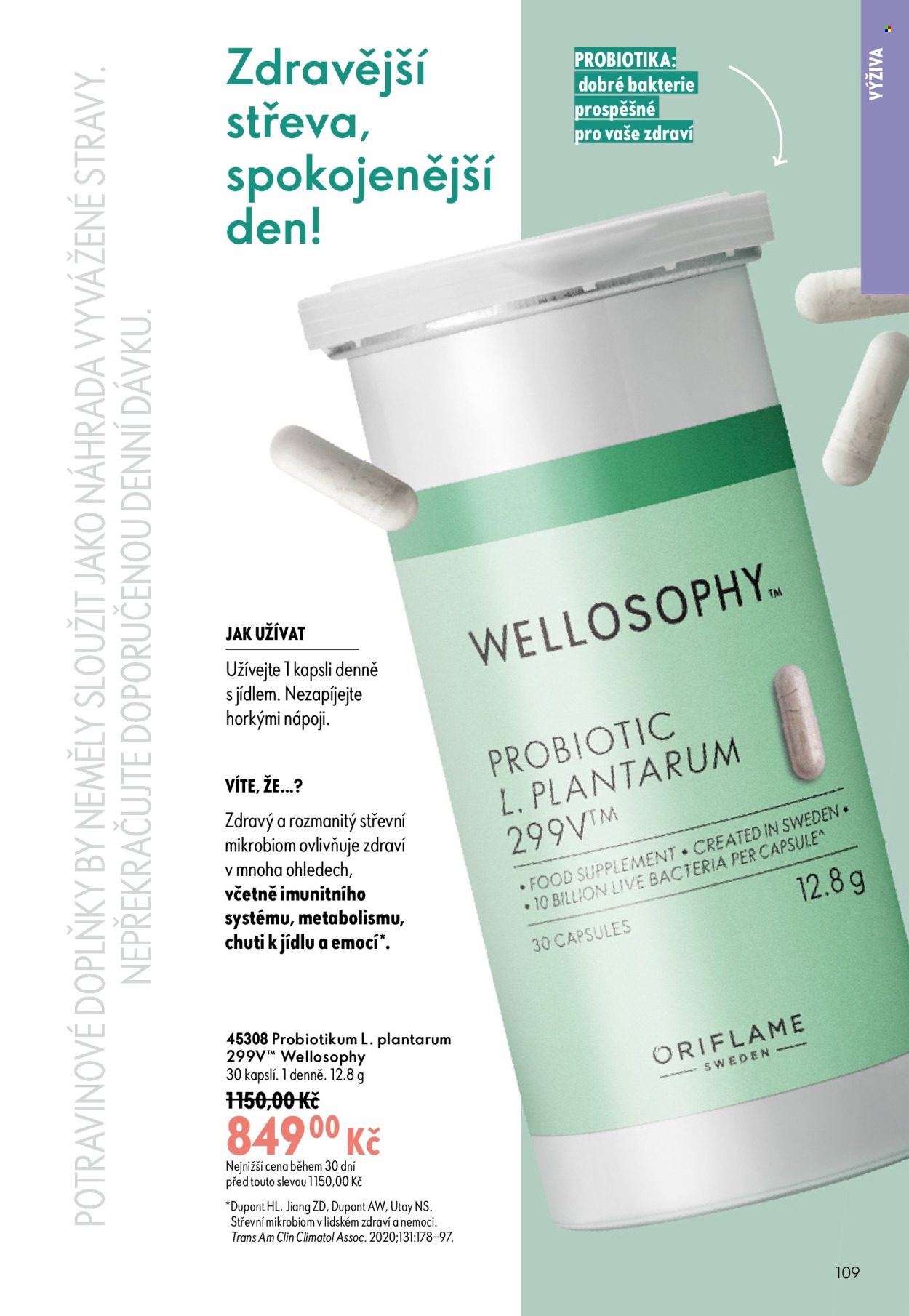 Leták ORIFLAME - 29.7.2026 - 18.8.2026. Strana 109