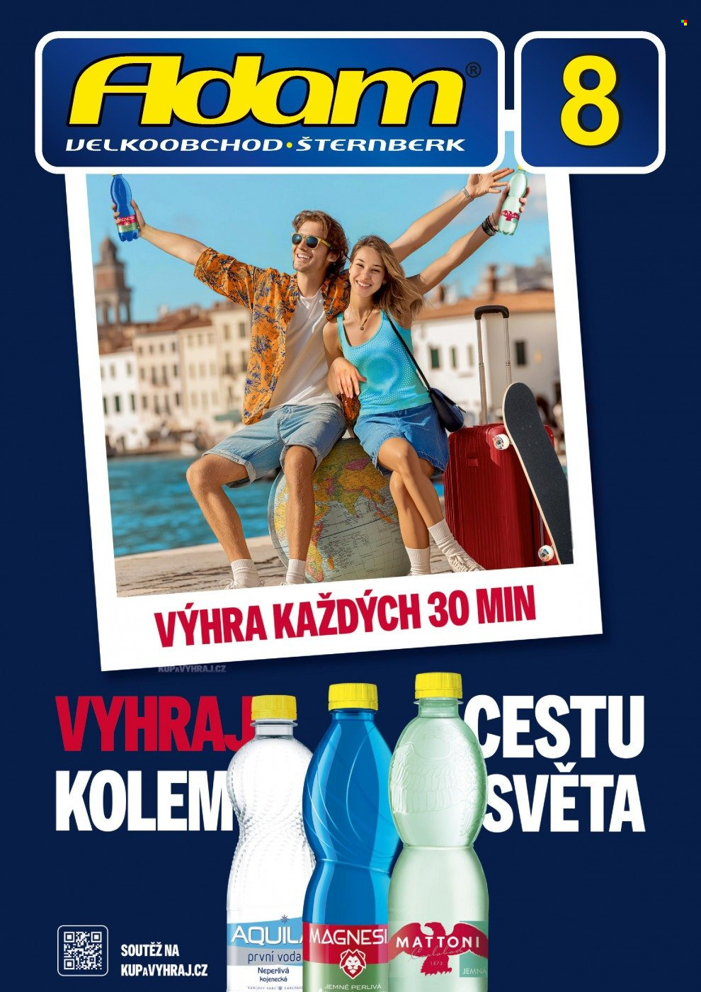 Leták Adam velkoobchod Šternberk - 1.8.2026 - 31.8.2026. Strana 1