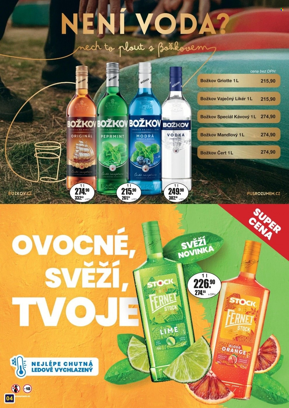 Leták Adam velkoobchod Šternberk - 1.8.2026 - 31.8.2026. Strana 4
