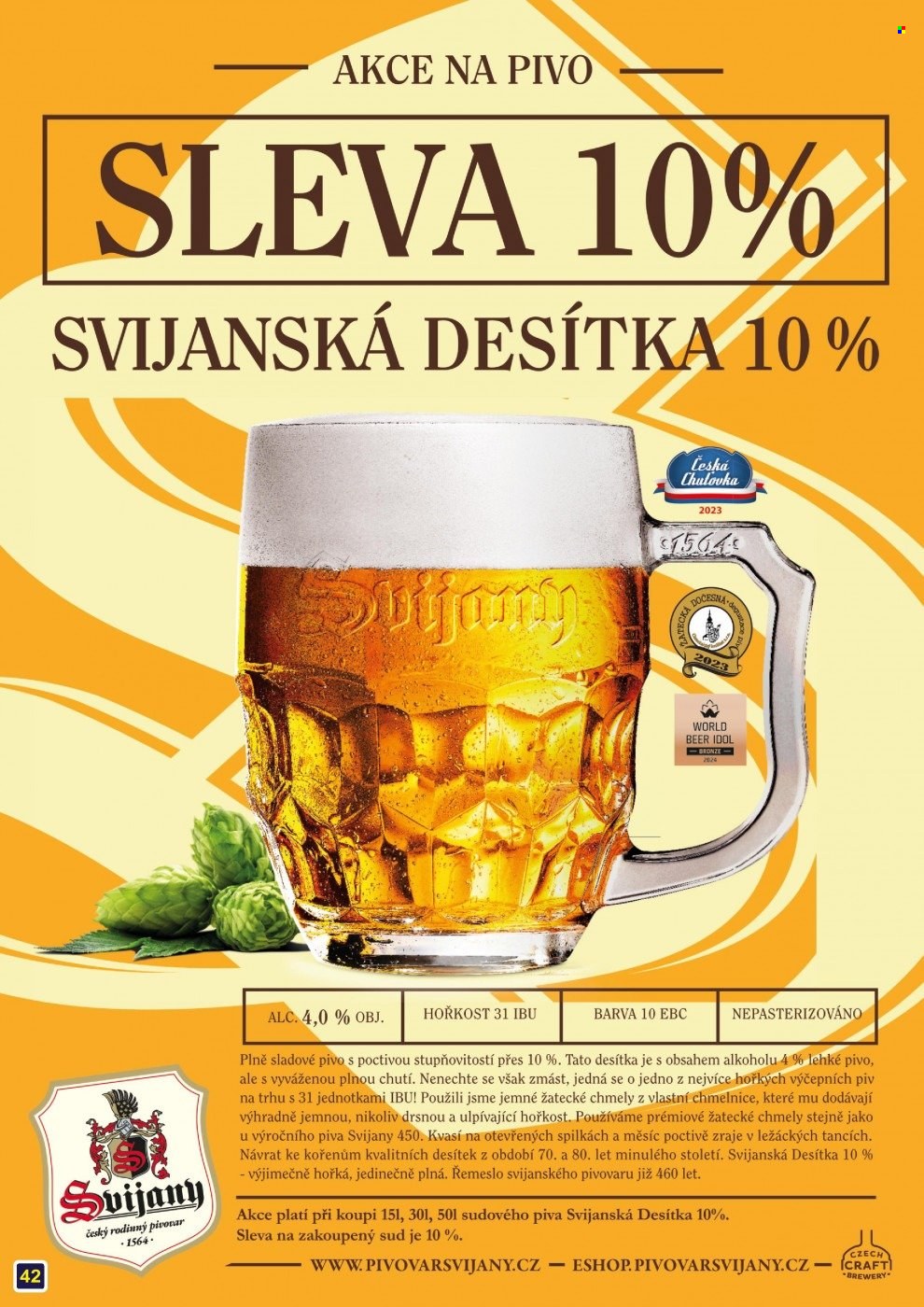 Leták Adam velkoobchod Šternberk - 1.8.2026 - 31.8.2026. Strana 42