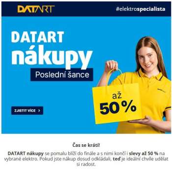 Leták DATART - 29.7.2026 - 31.7.2026.