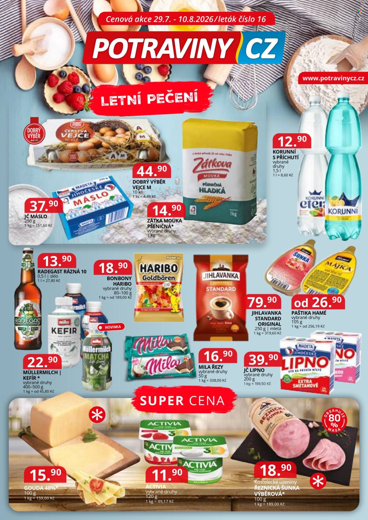 Leták Potraviny CZ - 29.7.2026 - 10.8.2026. Strana 1