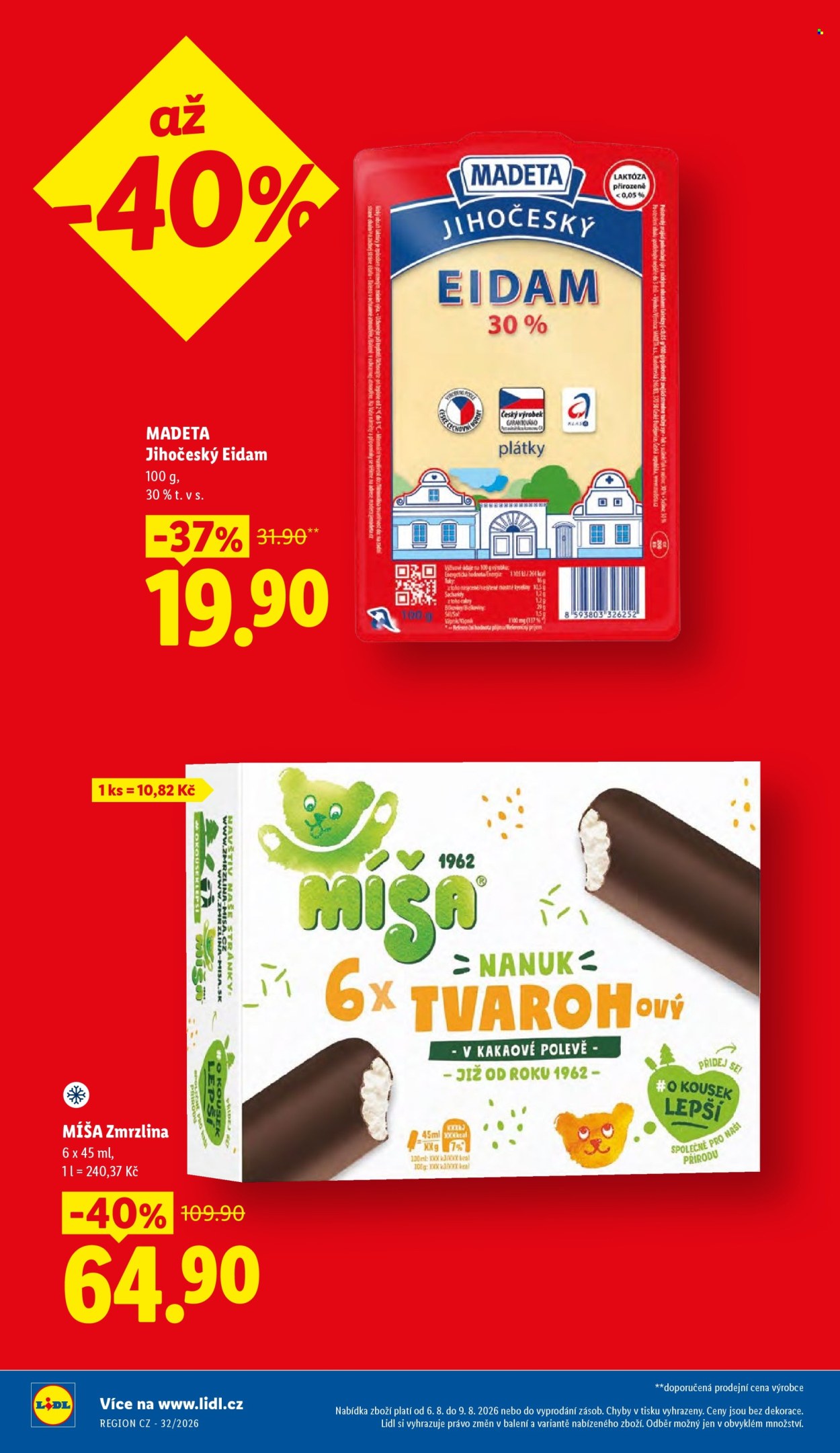 Leták Lidl - 6.8.2026 - 9.8.2026. Strana 8