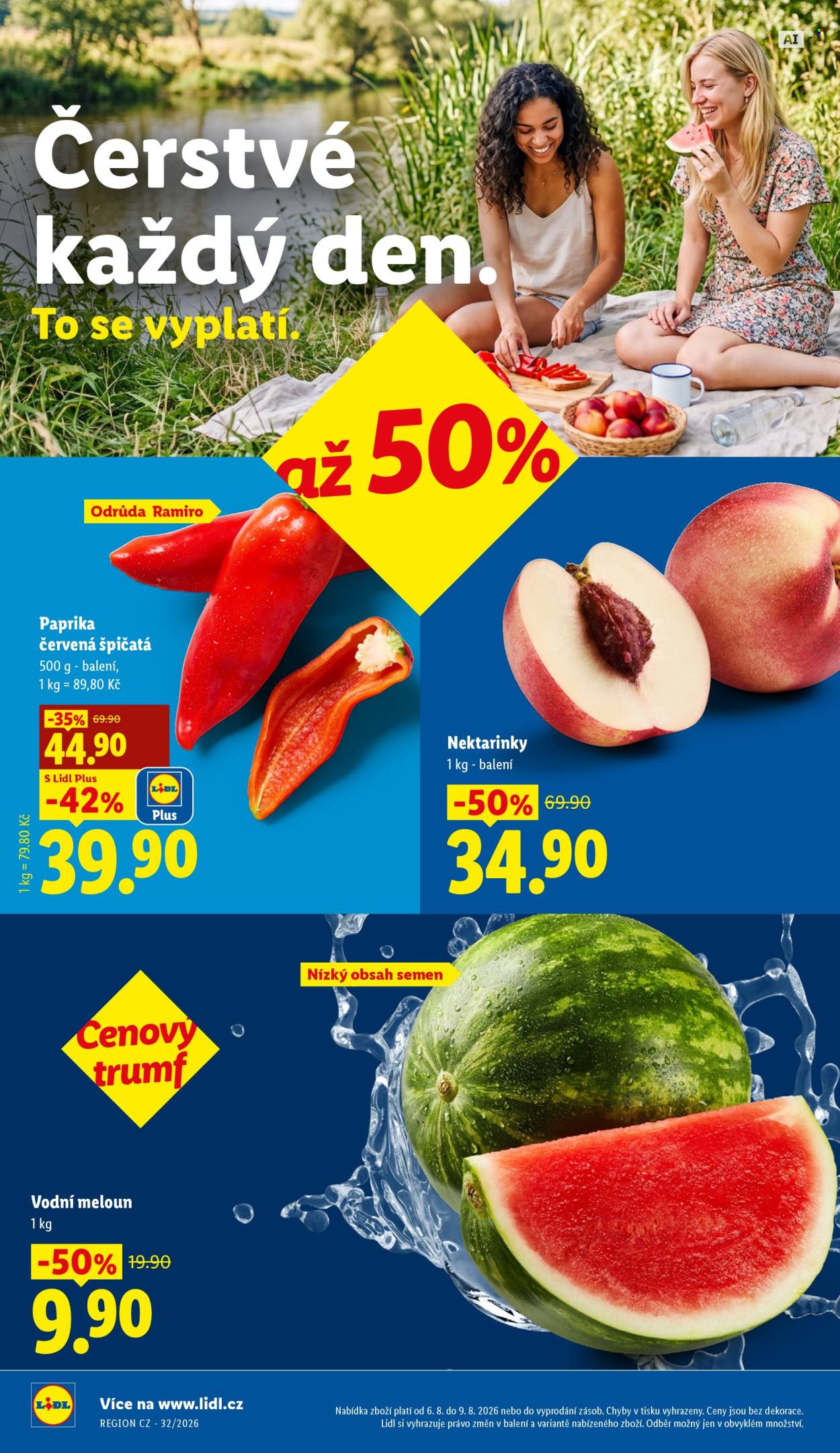 Leták Lidl - 6.8.2026 - 9.8.2026. Strana 12