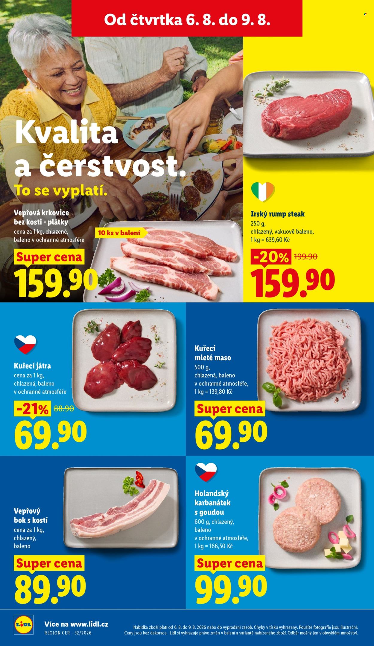 Leták Lidl - 6.8.2026 - 9.8.2026. Strana 16