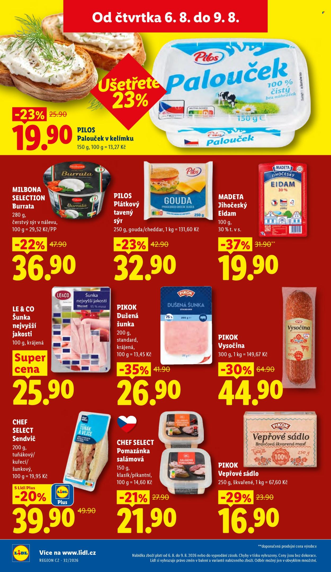 Leták Lidl - 6.8.2026 - 9.8.2026. Strana 20