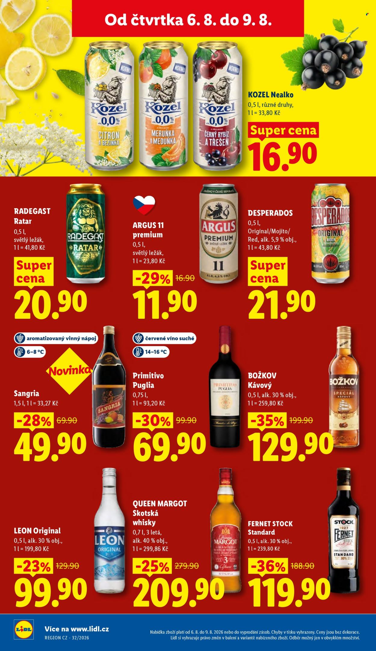 Leták Lidl - 6.8.2026 - 9.8.2026. Strana 26