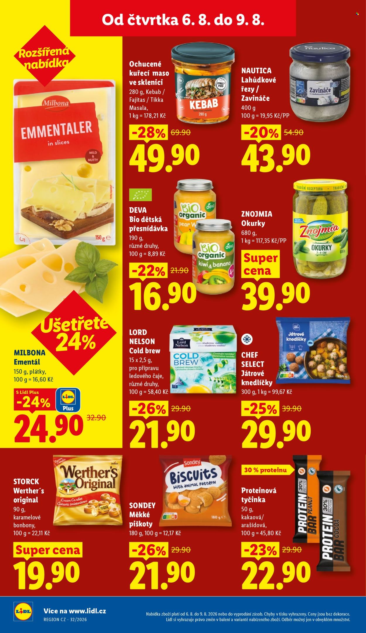 Leták Lidl - 6.8.2026 - 9.8.2026. Strana 28
