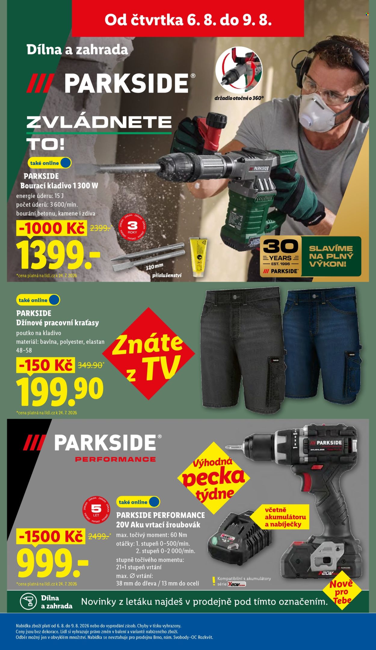 Leták Lidl - 6.8.2026 - 9.8.2026. Strana 31