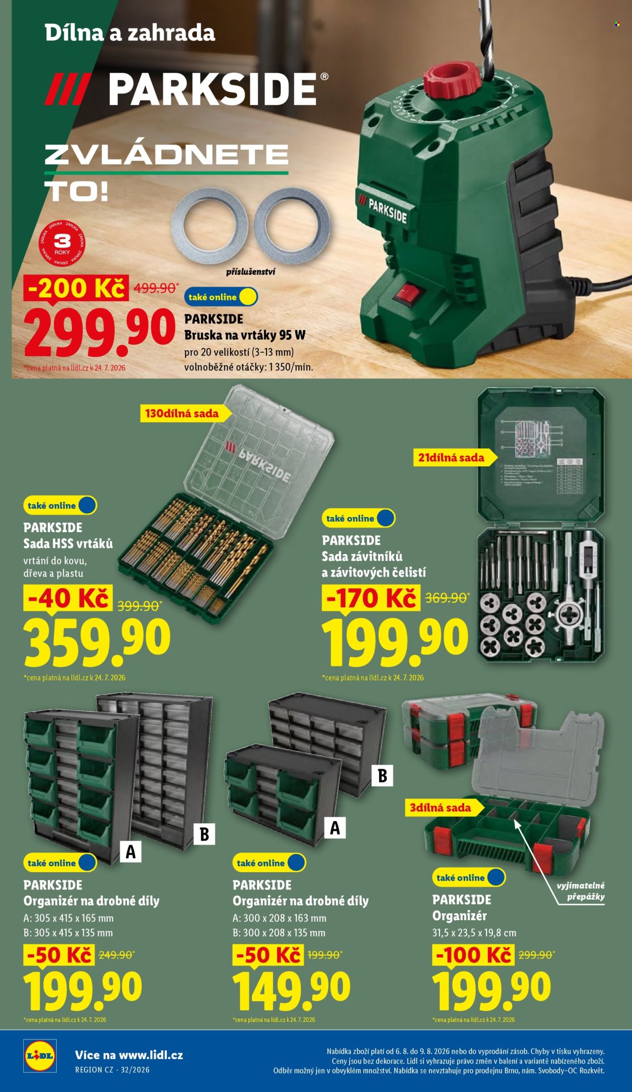 Leták Lidl - 6.8.2026 - 9.8.2026. Strana 32