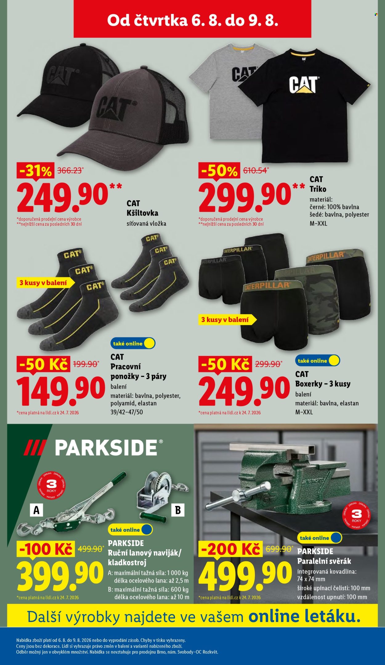 Leták Lidl - 6.8.2026 - 9.8.2026. Strana 33