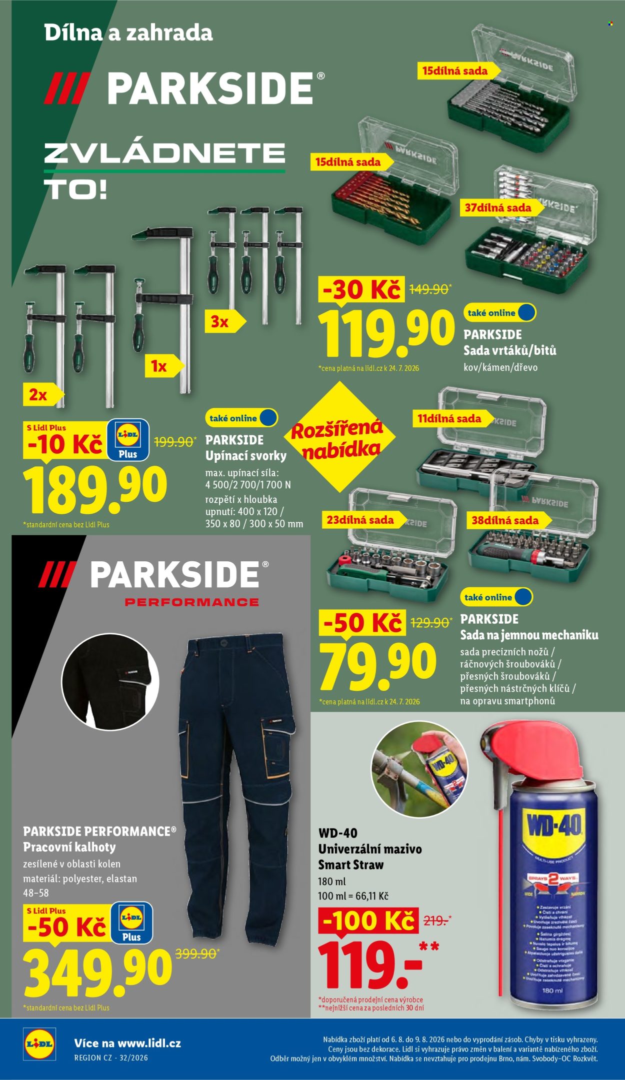 Leták Lidl - 6.8.2026 - 9.8.2026. Strana 34