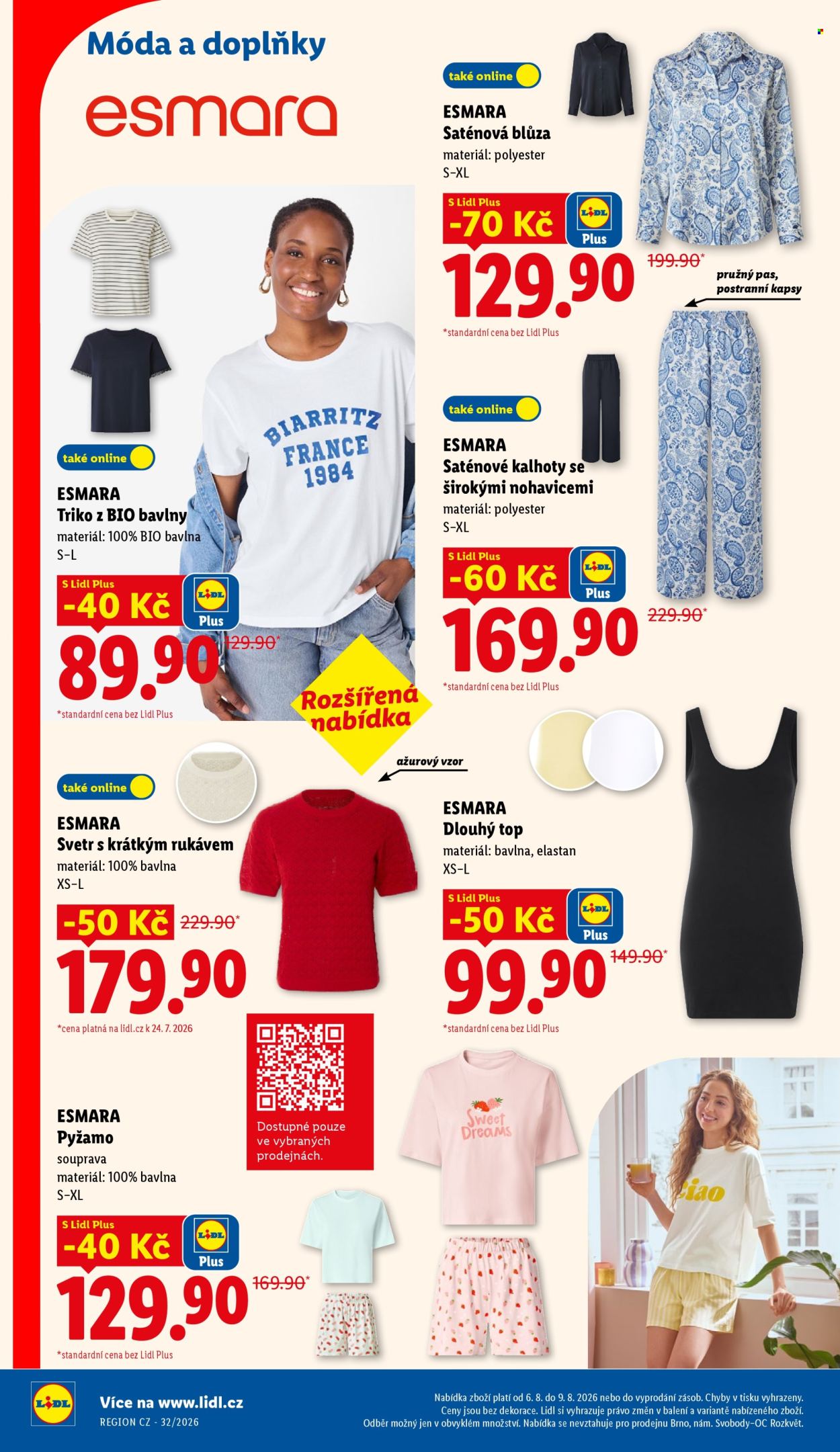 Leták Lidl - 6.8.2026 - 9.8.2026. Strana 38