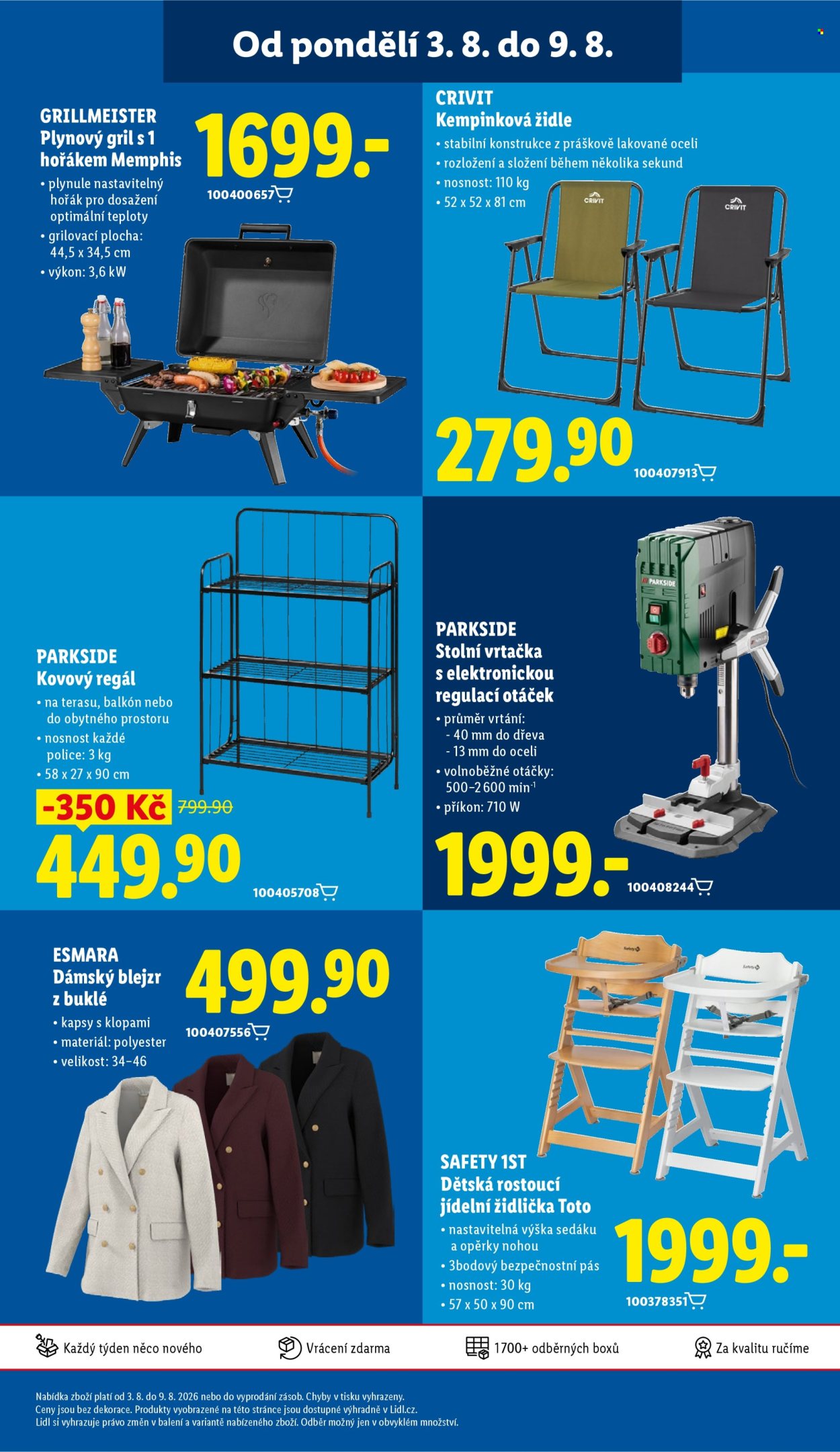 Leták Lidl - 6.8.2026 - 9.8.2026. Strana 45