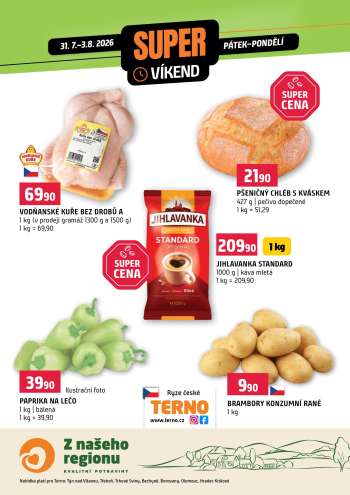 Leták coop TERNO - 31.7.2026 - 3.8.2026.