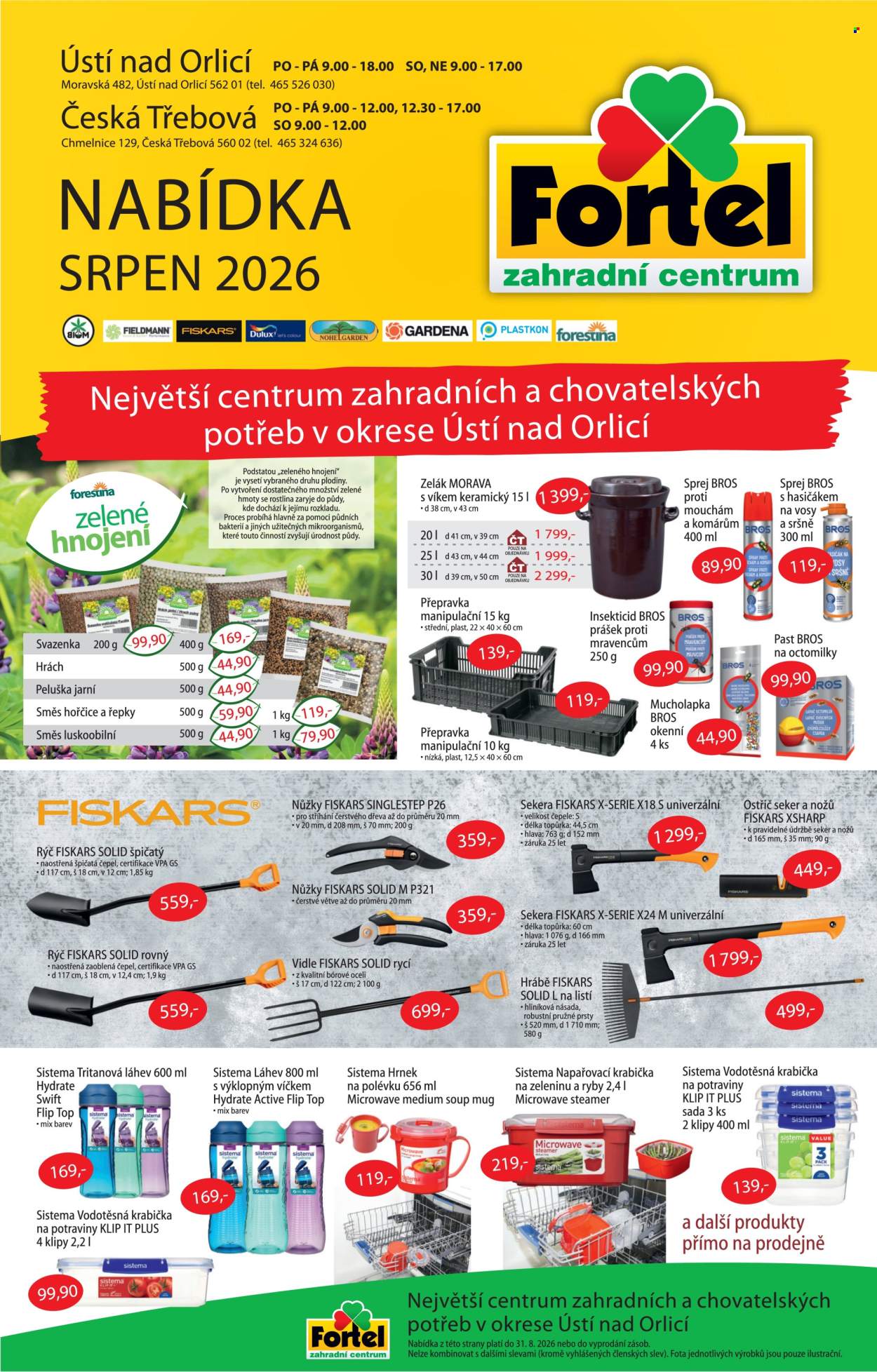 Leták Konzum - 1.8.2026 - 31.8.2026. Strana 1