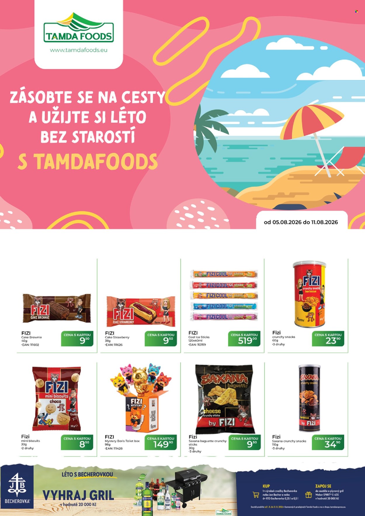 Leták Tamda Foods - 5.8.2026 - 11.8.2026. Strana 1
