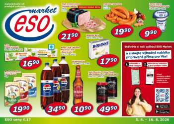 Leták ESO MARKET - 5.8.2026 - 16.8.2026.