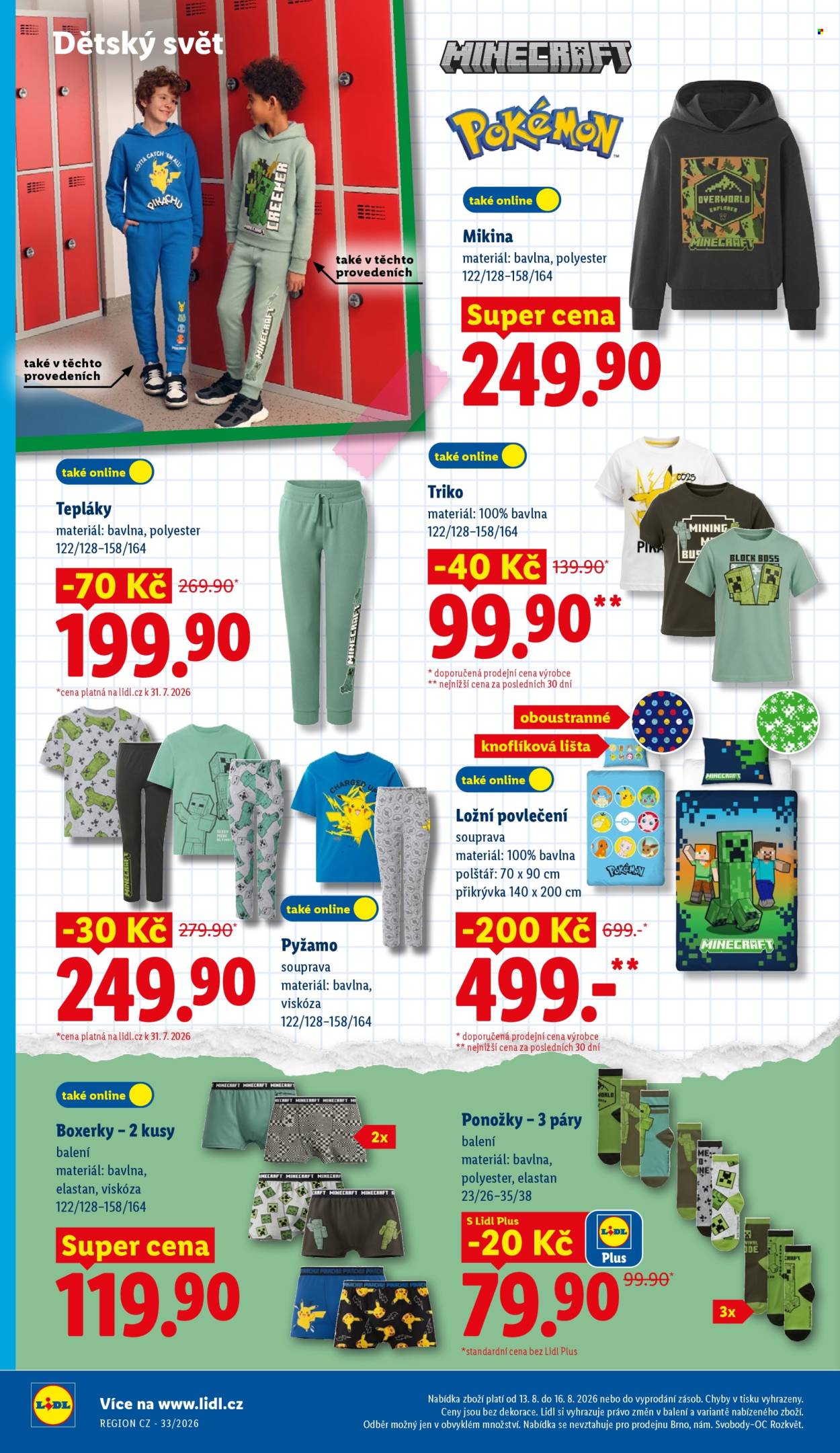 Leták Lidl - 10.8.2026 - 16.8.2026. Strana 18