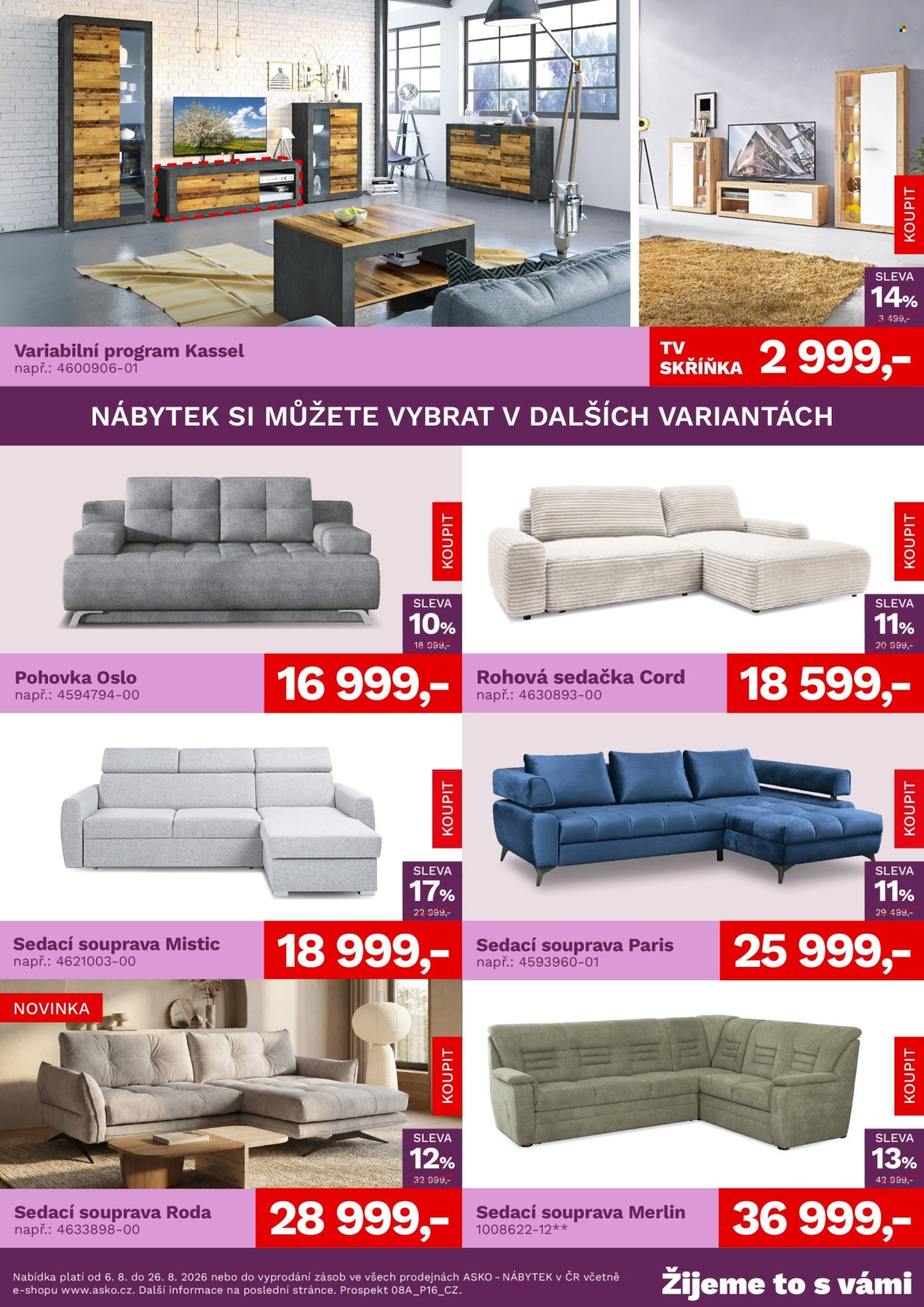 Leták ASKO - 6.8.2026 - 26.8.2026. Strana 2