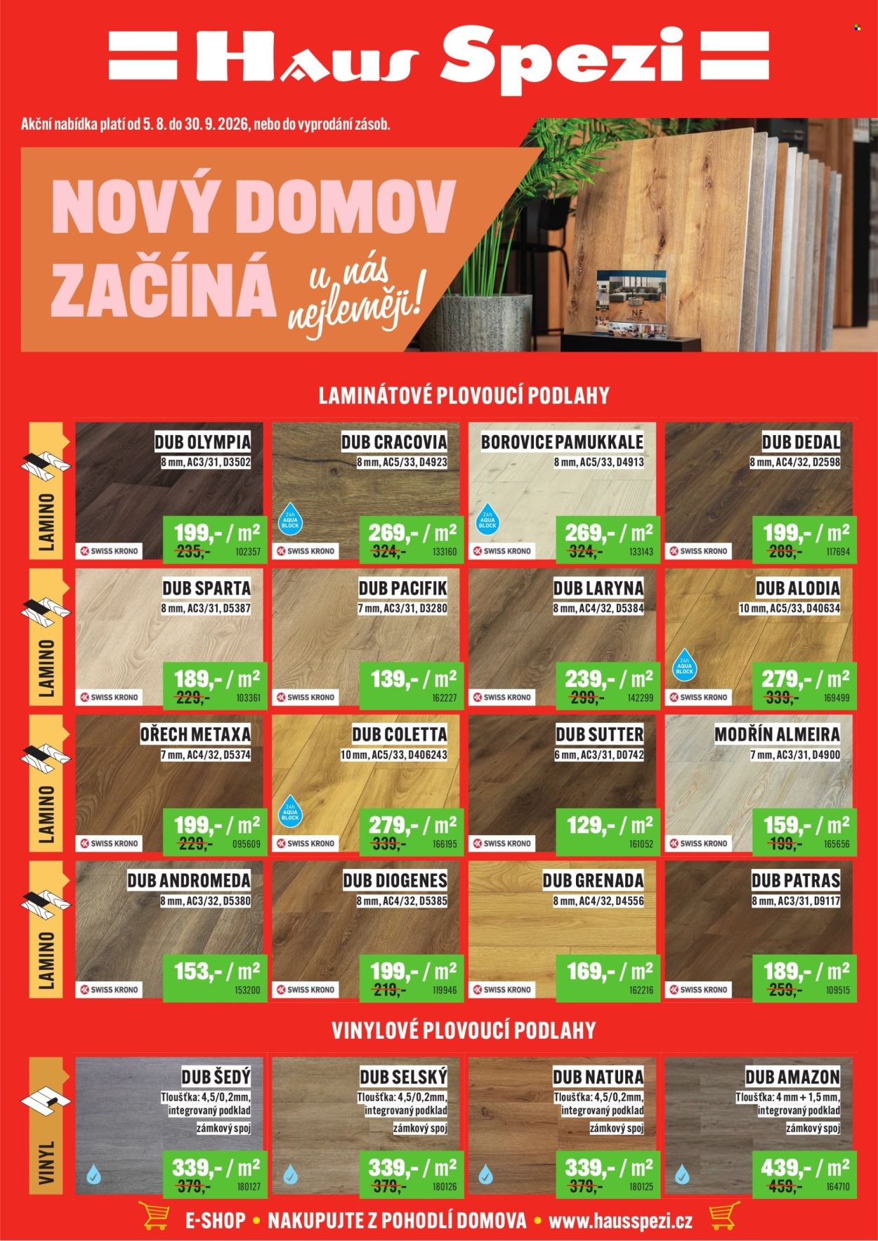 Leták Haus Spezi - 5.8.2026 - 30.9.2026. Strana 1