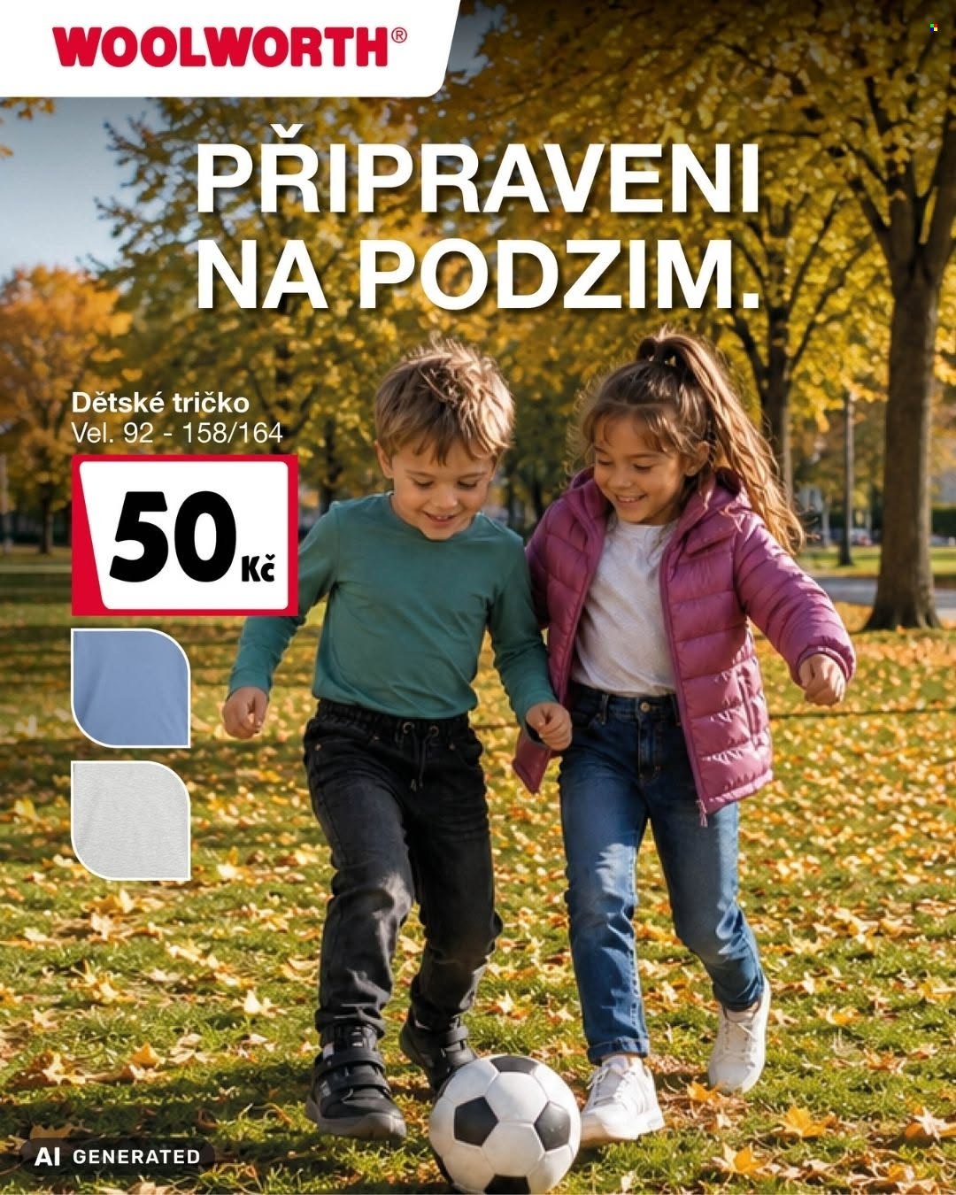 Leták Woolworth. Strana 1