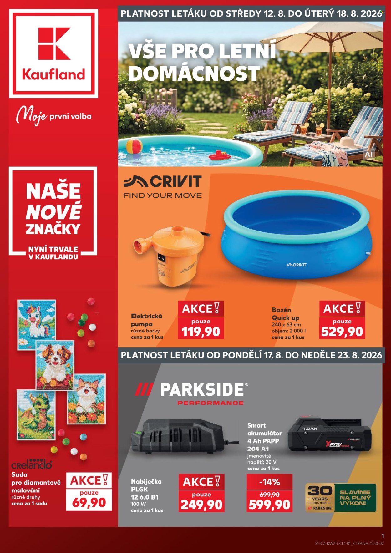 Leták Kaufland - 12.8.2026 - 18.8.2026. Strana 1