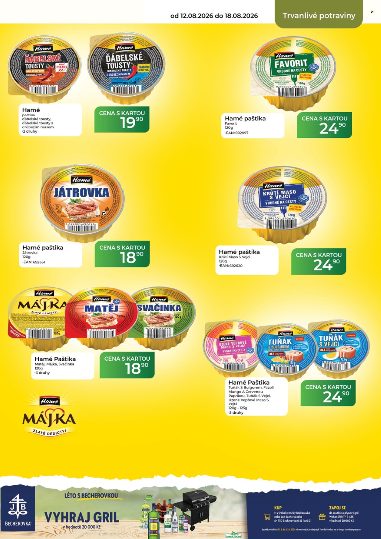 Leták Tamda Foods - 12.8.2026 - 18.8.2026. Strana 43