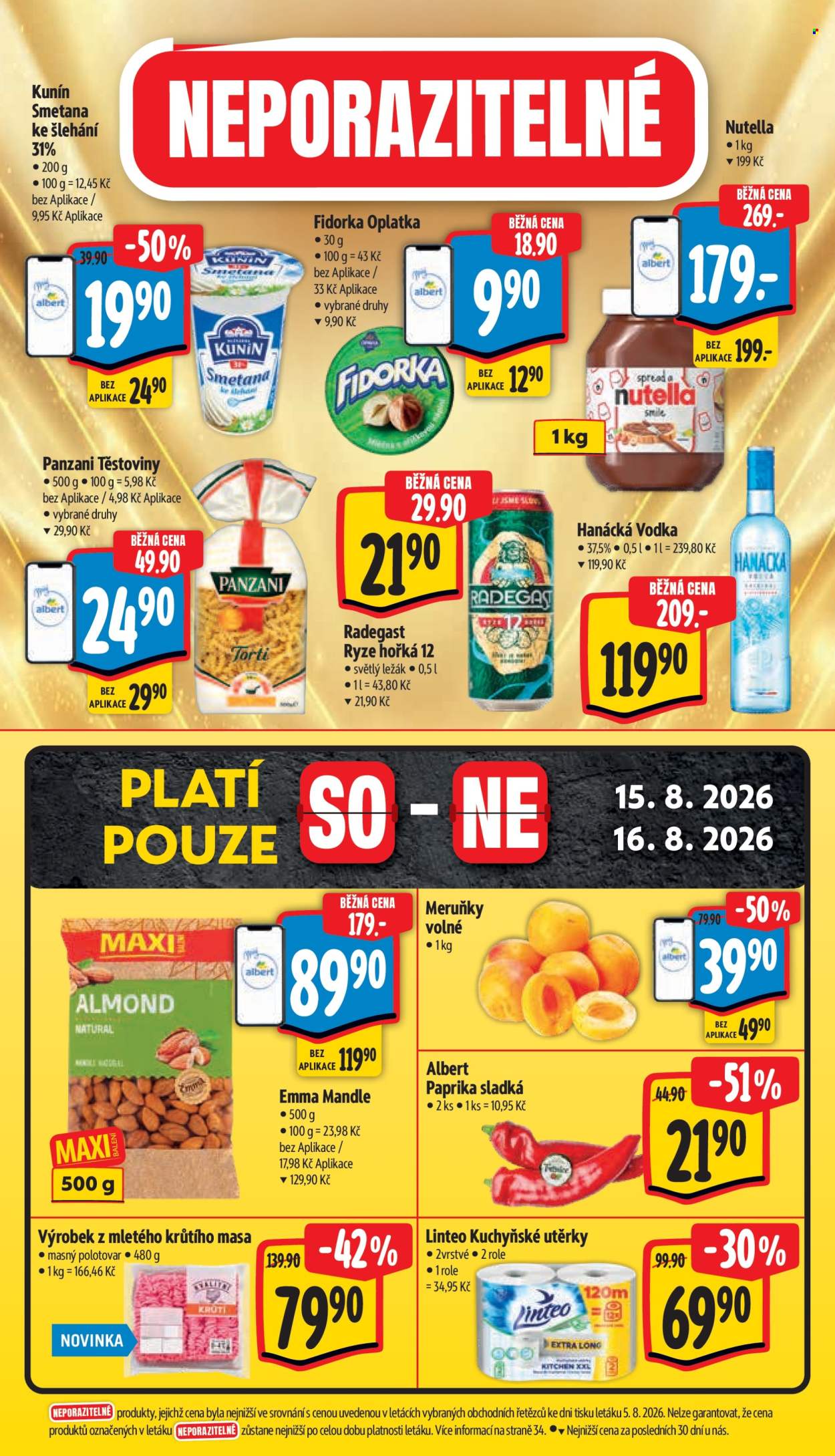 Leták Albert Hypermarket - 12.8.2026 - 18.8.2026. Strana 8