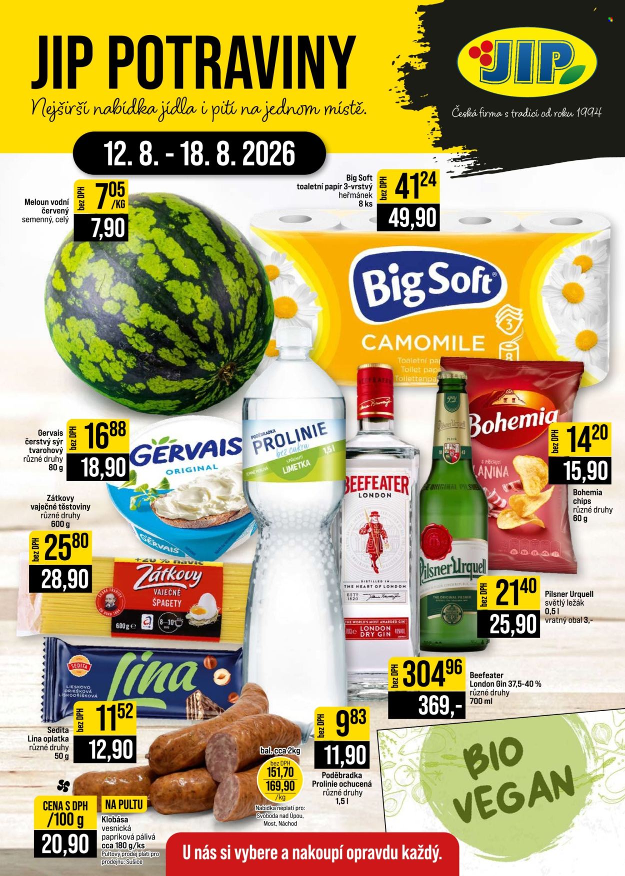Leták JIP - 12.8.2026 - 18.8.2026. Strana 1