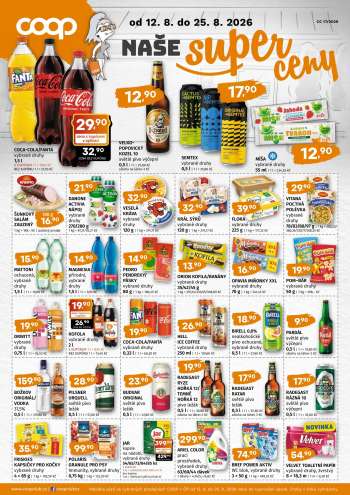 Leták coop JEDNOTA - 12.8.2026 - 25.8.2026.