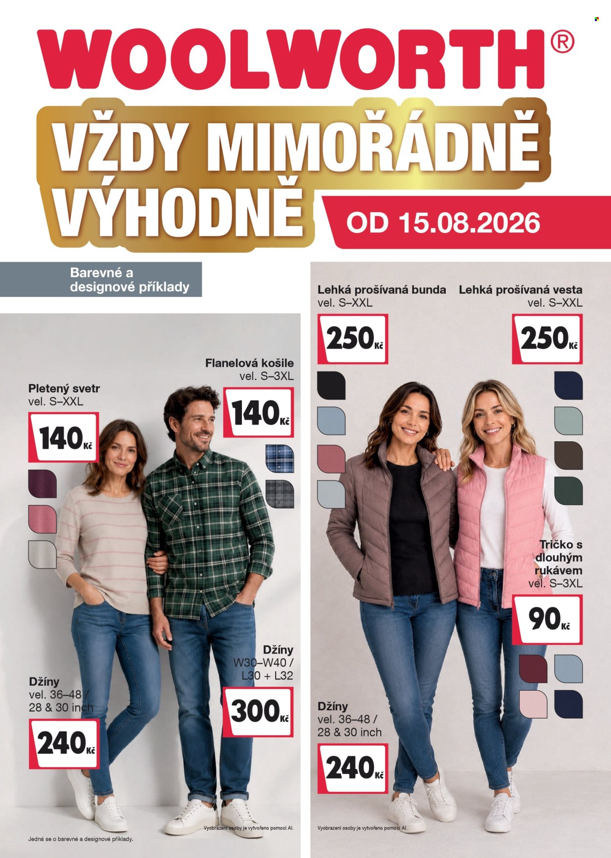 Leták Woolworth. Strana 1
