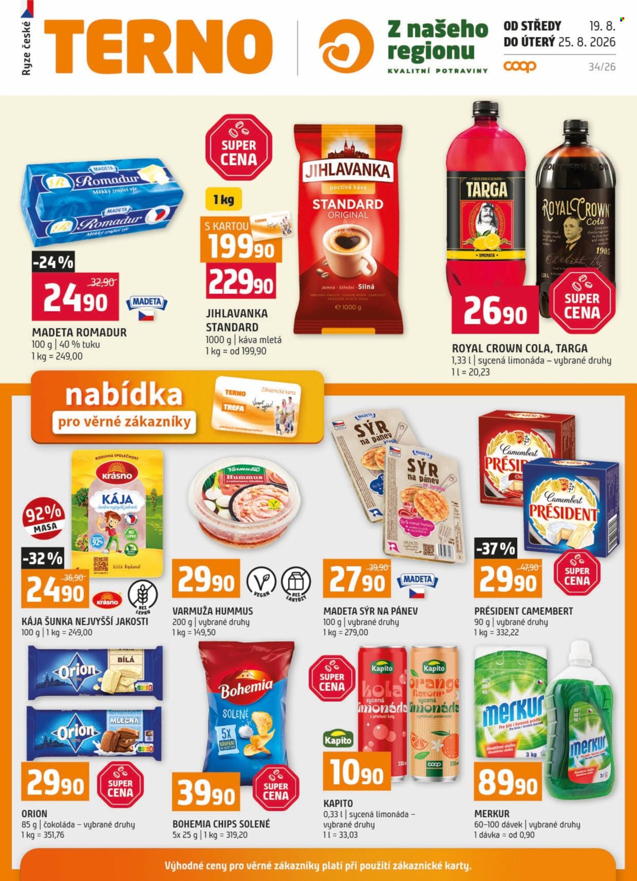 Leták coop TERNO - 19.8.2026 - 25.8.2026. Strana 24