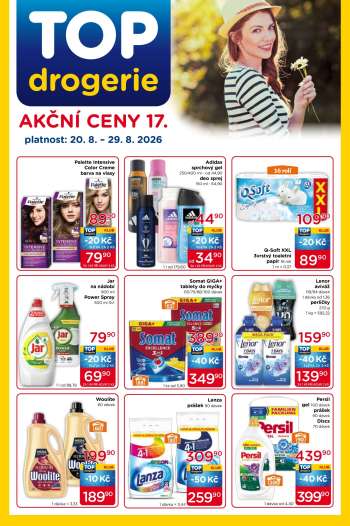 Leták TOP drogerie - 20.8.2026 - 29.8.2026.