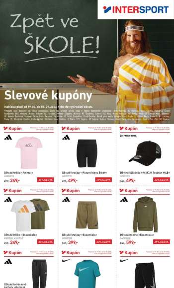 Leták INTERSPORT - 19.8.2026 - 6.9.2026.