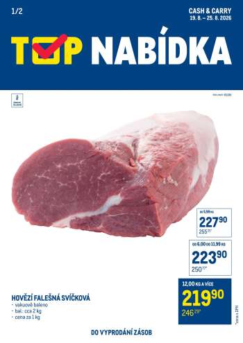 Leták MAKRO - 19.8.2026 - 25.8.2026.