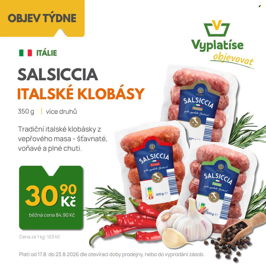 Leták Vyplatíse - 17.8.2026 - 23.8.2026. Strana 2