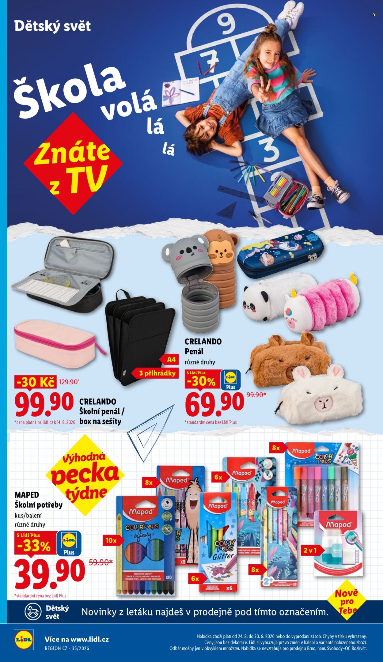 Leták Lidl - 24.8.2026 - 30.8.2026. Strana 2
