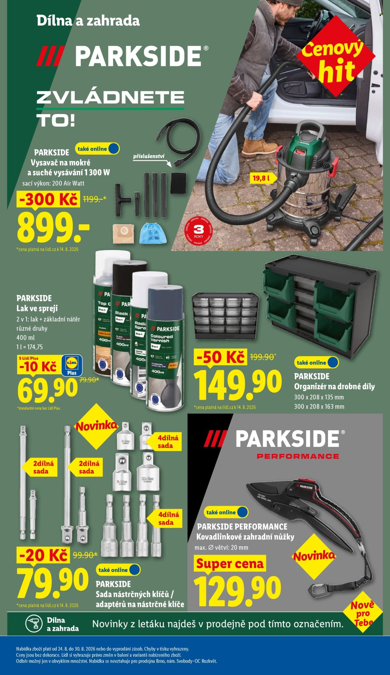 Leták Lidl - 24.8.2026 - 30.8.2026. Strana 15