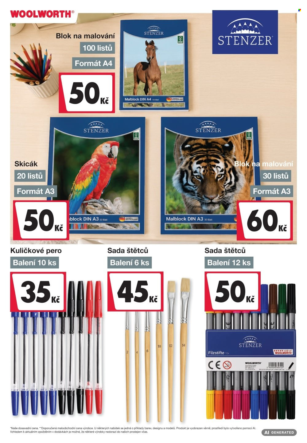 Leták Woolworth. Strana 9