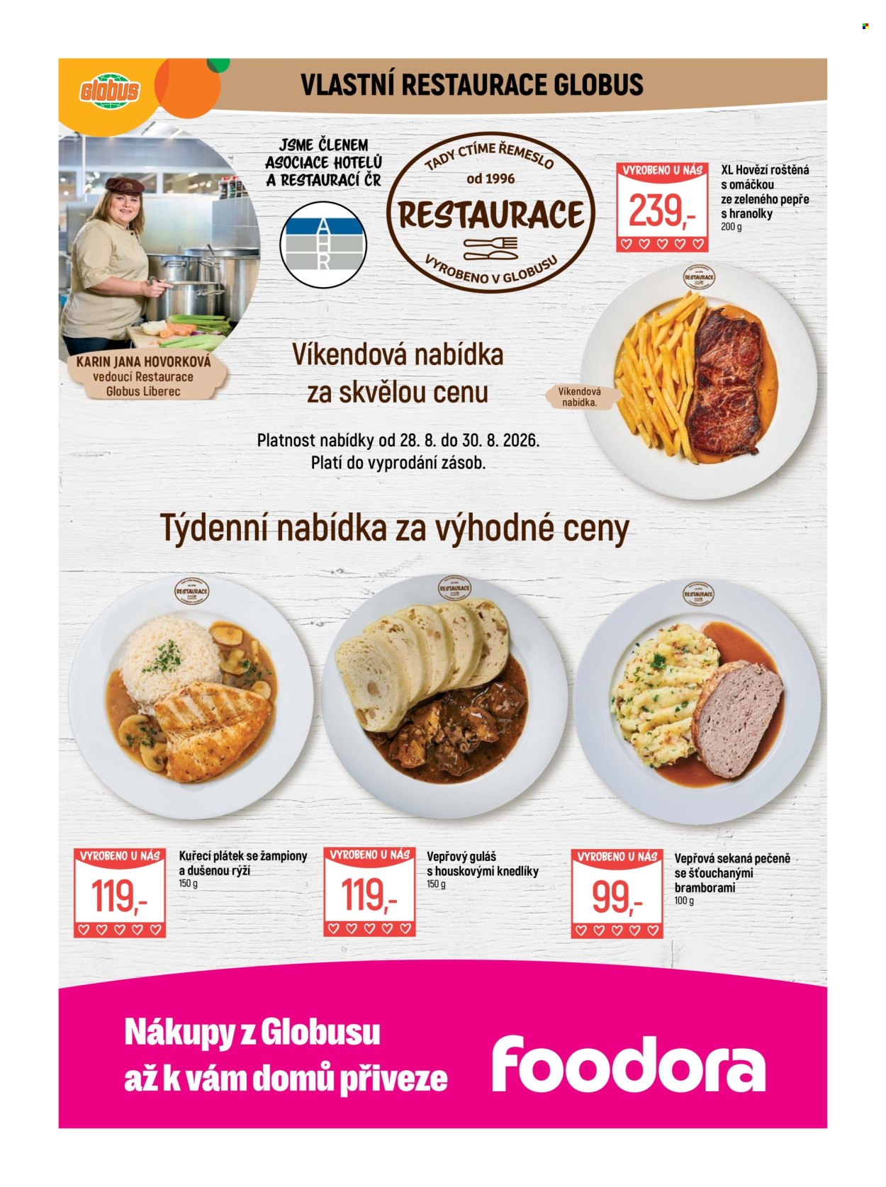 Leták Globus - 26.8.2026 - 1.9.2026. Strana 7