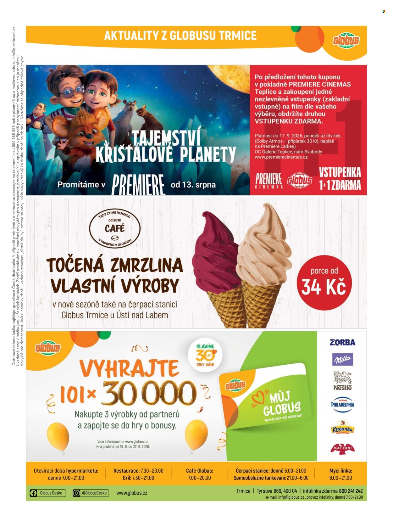 Leták Globus - 26.8.2026 - 1.9.2026. Strana 43