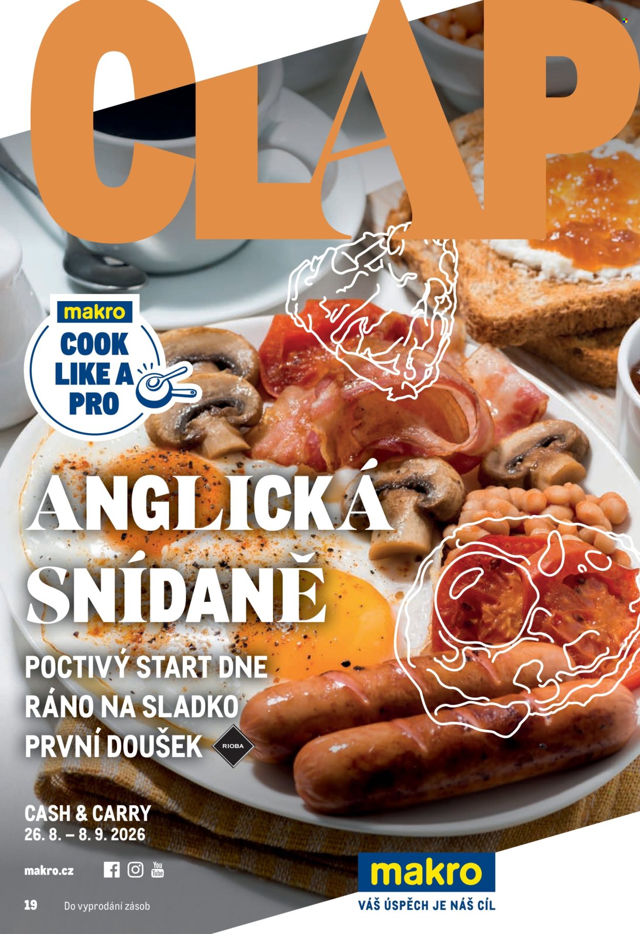 Leták MAKRO - 26.8.2026 - 8.9.2026. Strana 1