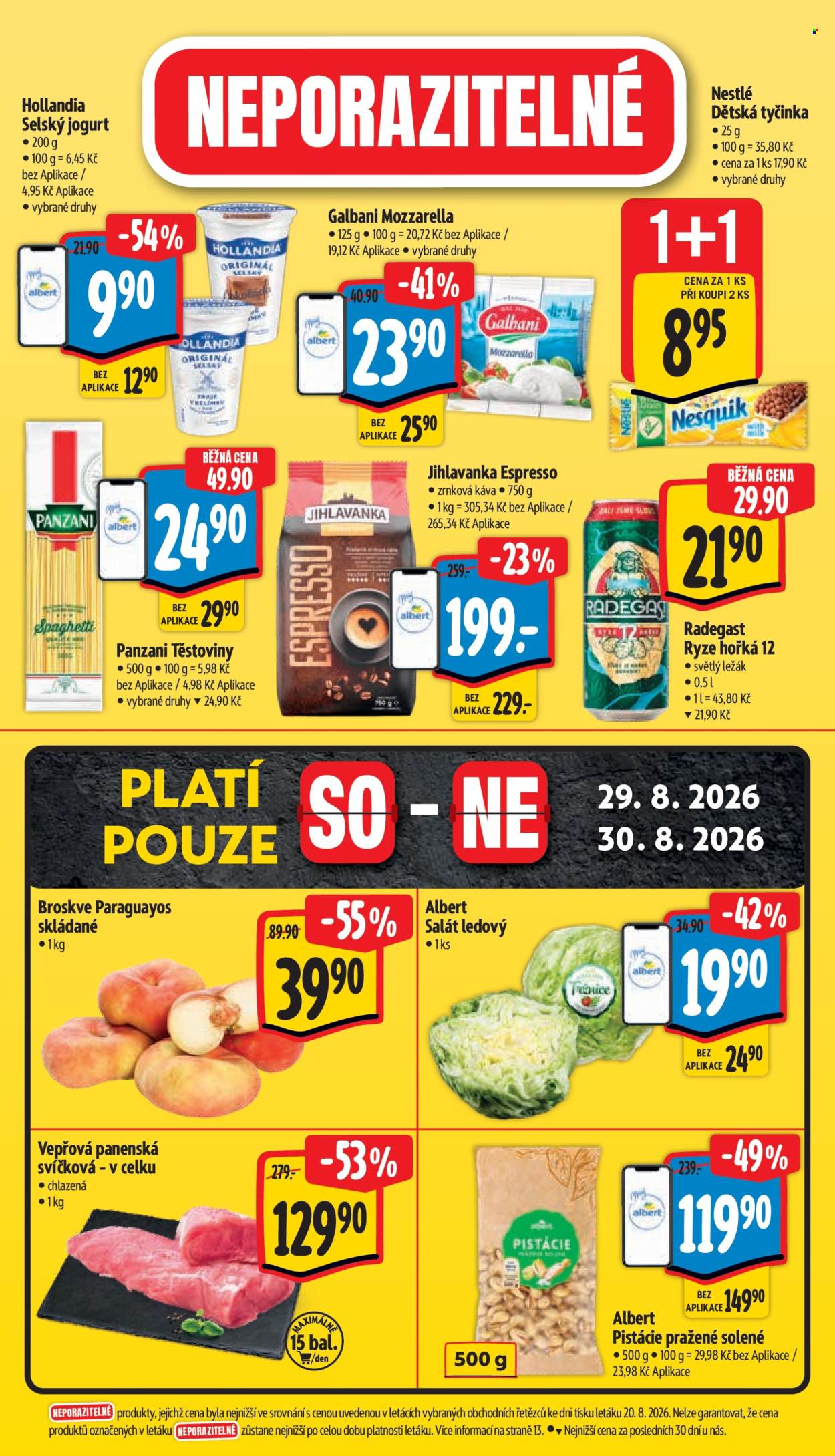 Leták Albert Supermarket - 26.8.2026 - 1.9.2026. Strana 47