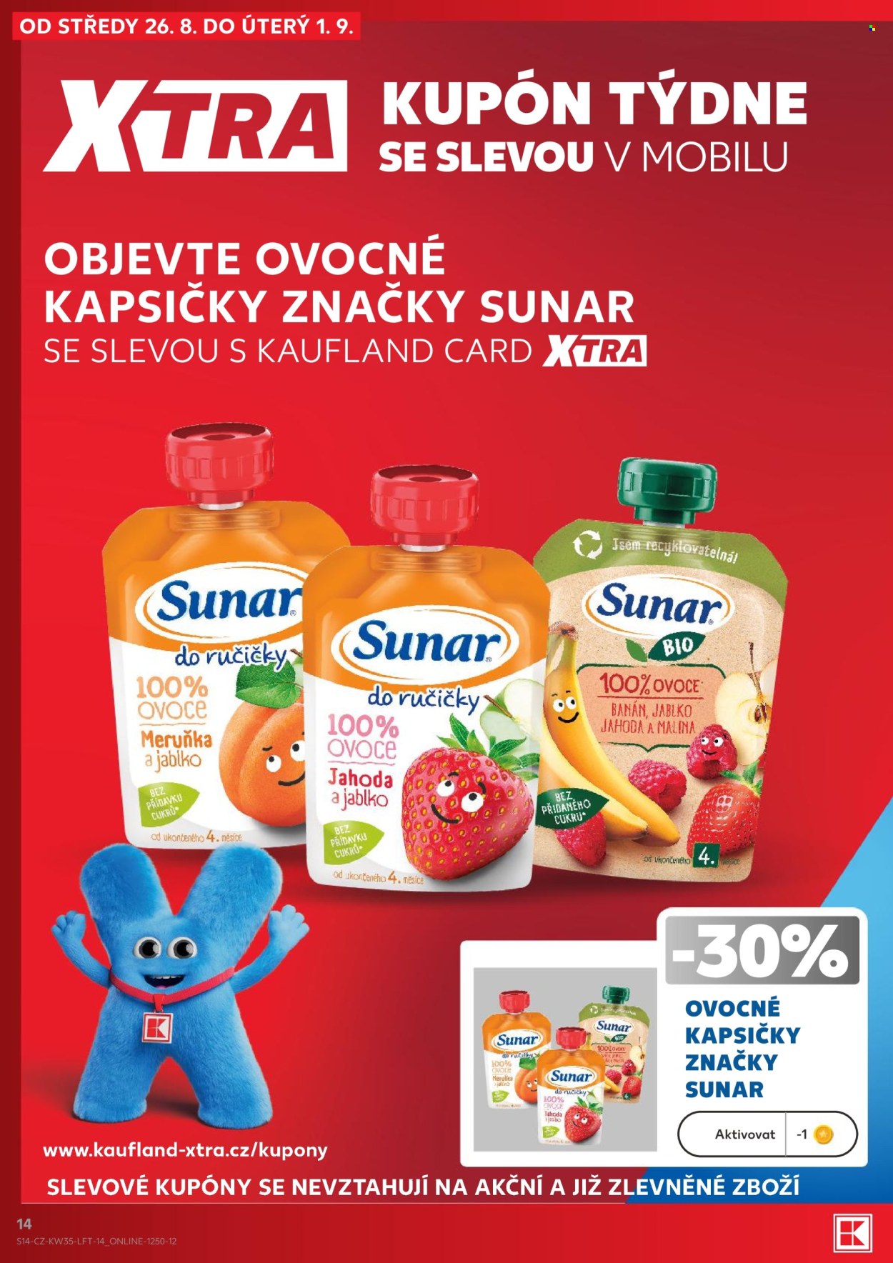 Leták Kaufland - 26.8.2026 - 1.9.2026. Strana 14