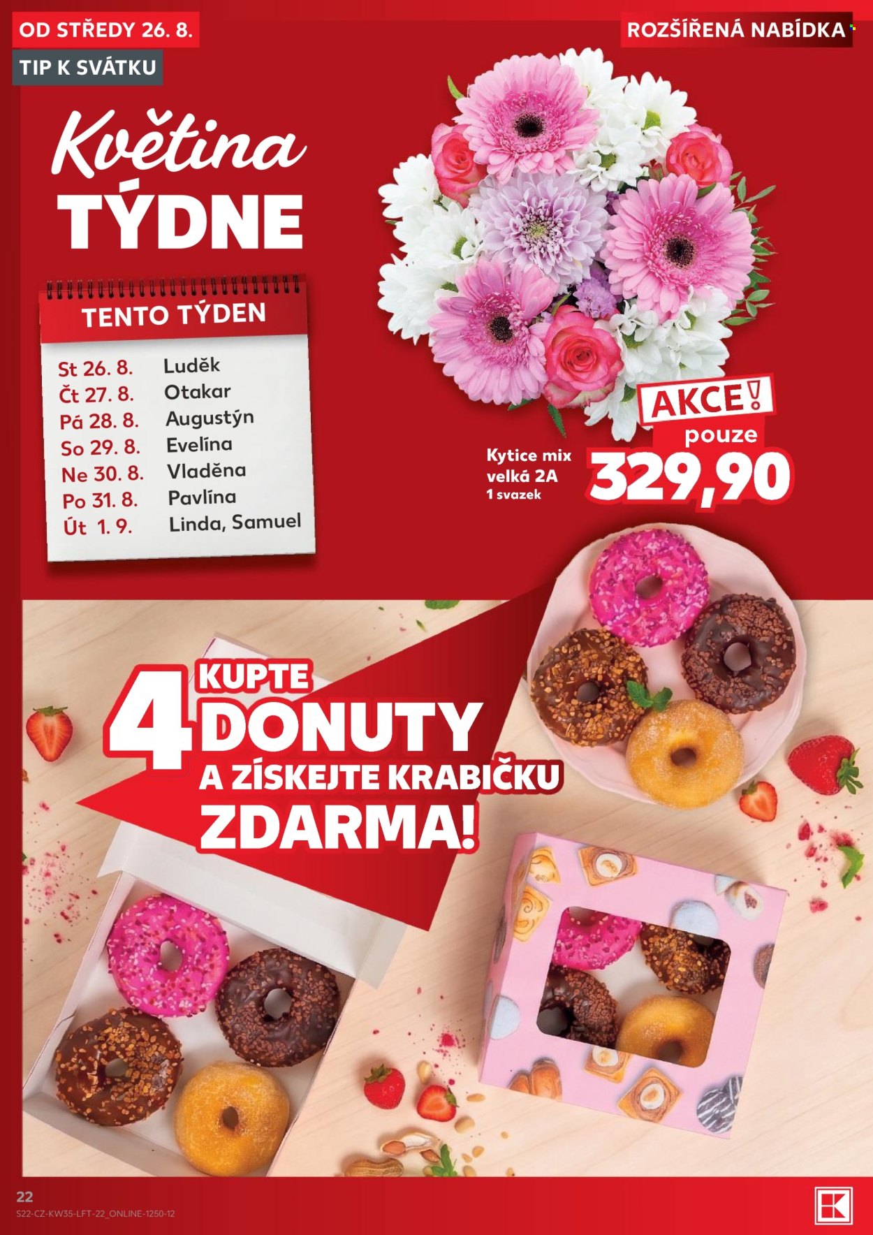 Leták Kaufland - 26.8.2026 - 1.9.2026. Strana 22