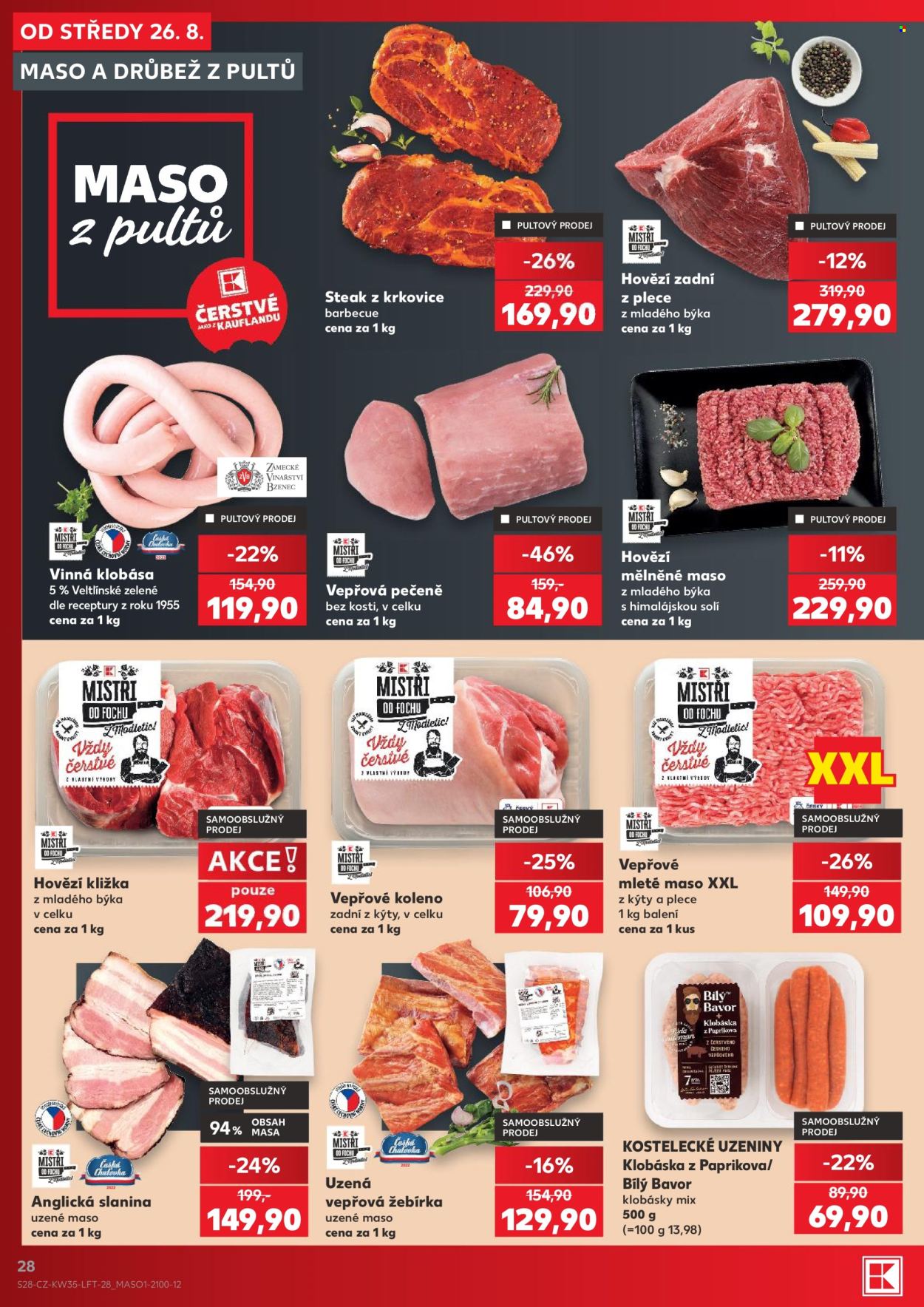 Leták Kaufland - 26.8.2026 - 1.9.2026. Strana 28