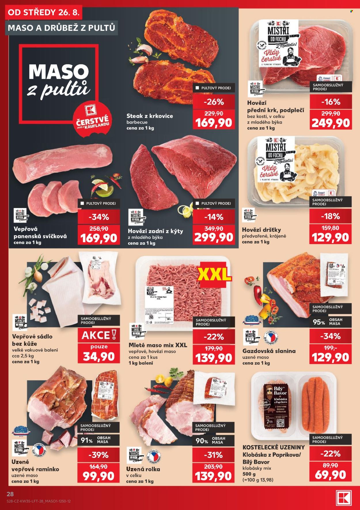 Leták Kaufland - 26.8.2026 - 1.9.2026. Strana 28