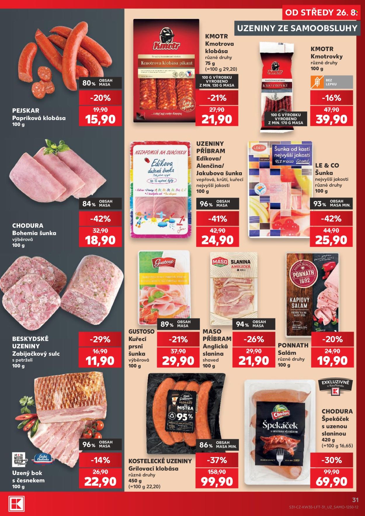 Leták Kaufland - 26.8.2026 - 1.9.2026. Strana 31